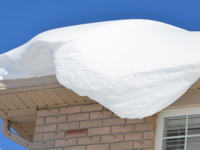 Schneelast auf Dach